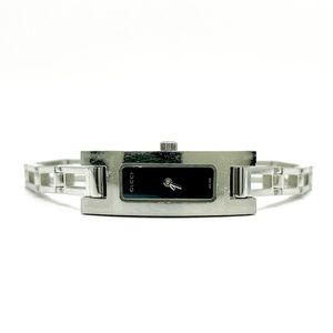 ❌SOLD❌ Gucci 3900L Swiss Made Black Dial Stainless Steel Ladies Watch